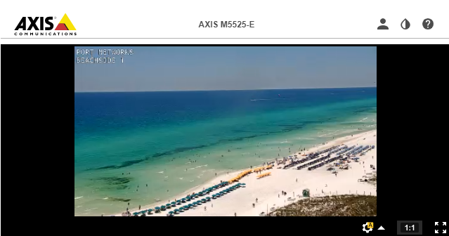 a screenshot of beach cam view