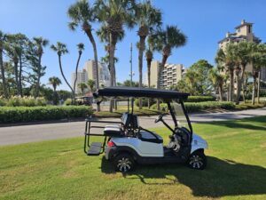 Some of our homes include dedicated golf carts—an amenity guests love and one of the first to book each summer.